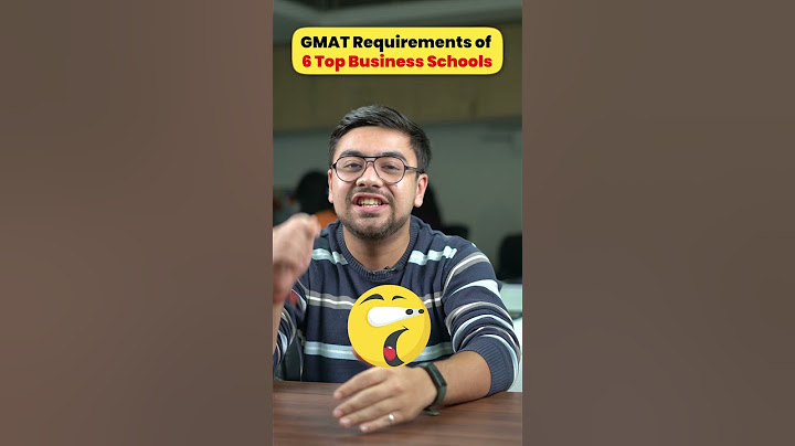 GMAT Requirements of 6 Top Business Schools