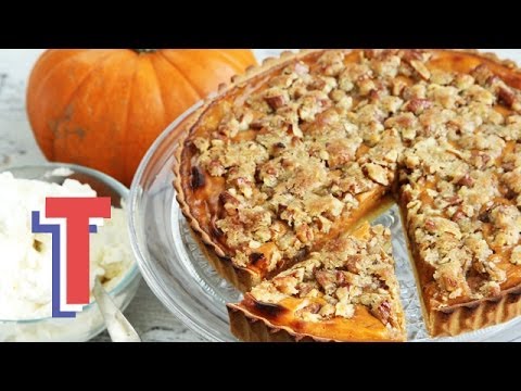 Pumpkin Pie With Pecan Topping: Sweet Treats
