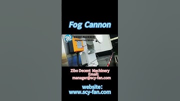 What Maintenance Is Required for a Fog Cannon?  #sustainableengineering #decent #fog #innovation