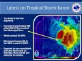 Tropical Storm Karen Special Brief