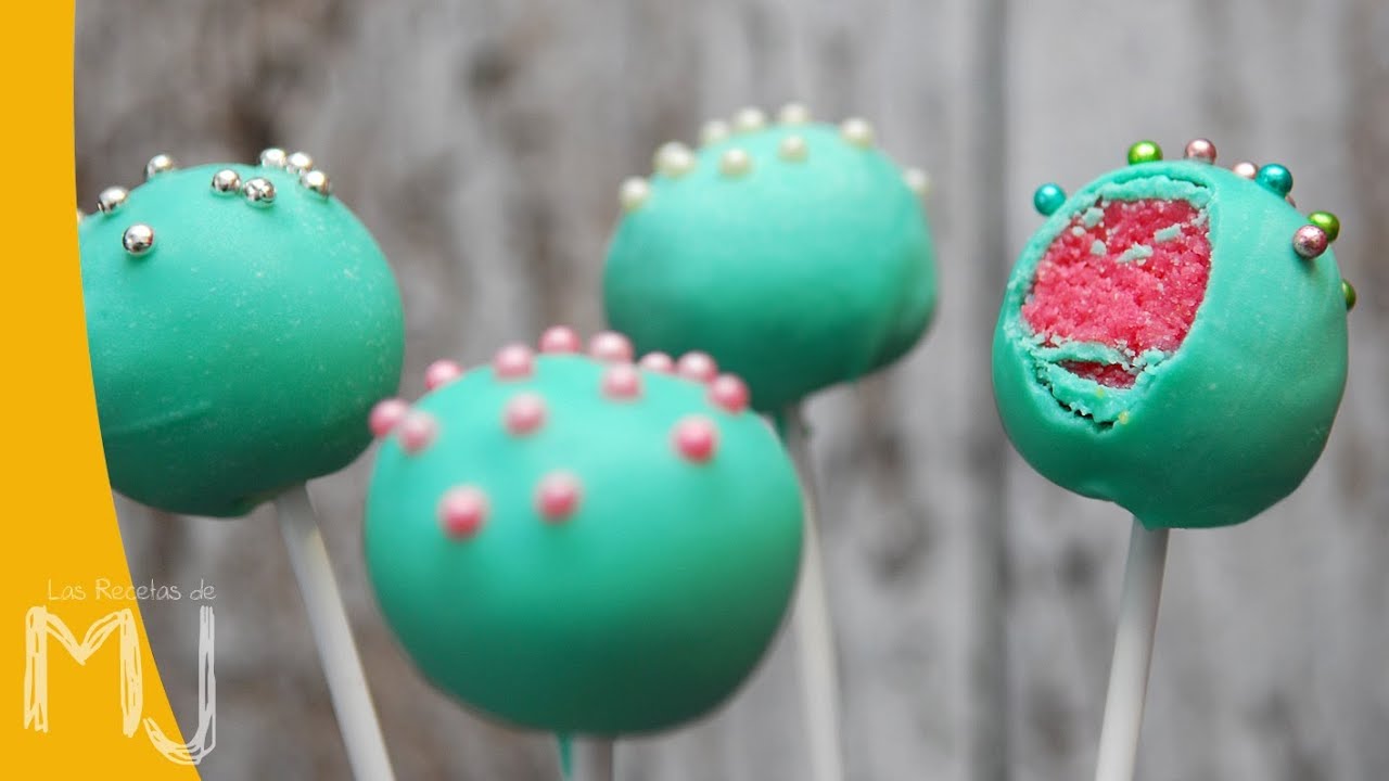 MIS PRIMEROS CAKE POPS | Receta fácil y divertida - YouTube