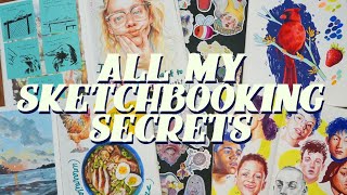 ★ how i FILL MY SKETCHBOOKS so fast (and reviewing my all-time fav sb) ★