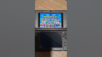 #mariokart Super Circuit #GBA on New 3DS XL Intro
