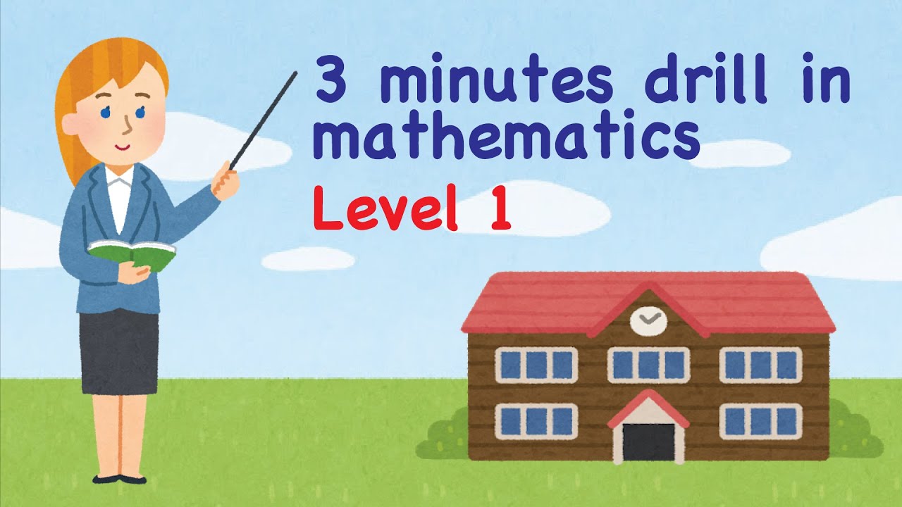 3 Min Math 3 minutes drill in mathematics. Addition and subtraction: Level 1 - YouTube