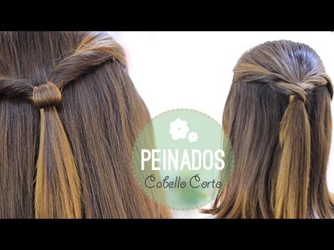 Peinados fáciles para cabello corto  YouTube