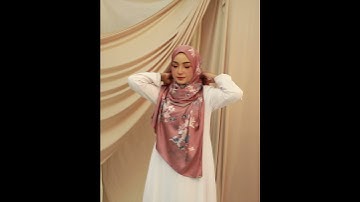 TUTORIAL Kayla Satin Shawl 2021 | NEW RELEASE | Qaira Hijab