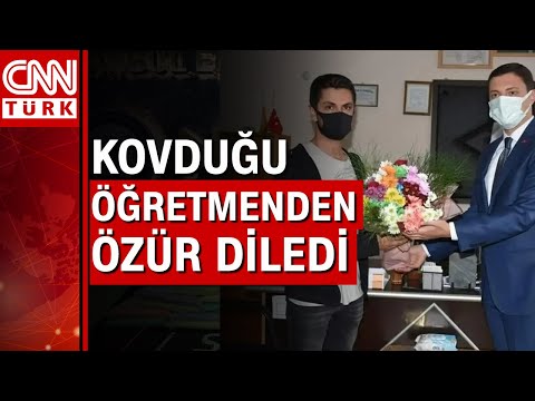 Kaymakam Mehmet Faruk Saygın kovduğu öğretmenden özür diledi