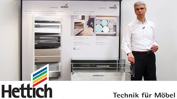 ArciTech drawer system: technical briefing by Hettich