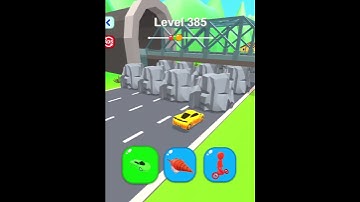 LEVEL 385 Shape shifting game very cool and gnarly hyper casual game.#shapeshifting #shorts #games