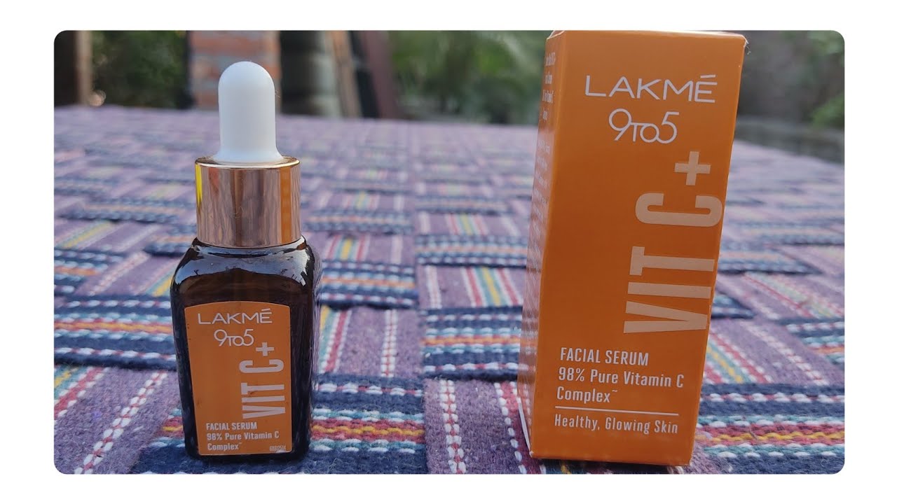 Lakme 9to5 Vitamin C serum review YouTube