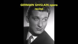 Germain Ghislain Opera And Song Recital