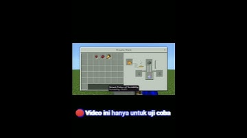 HOW TO MAKE POTION OF INVISIBILITY IN MINECRAFT #mcpe #minecraft #trending #shorts