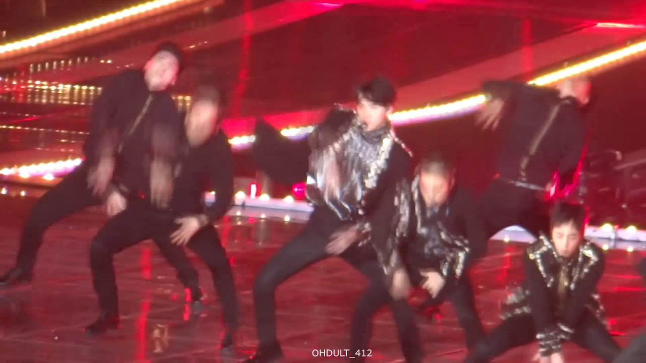 171225 가요대전 Run This SEHUN focus