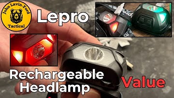 Lepro Rechargeable Headlamp. EDC Headlamp. #edcflashlight #edclight