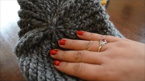 Easy Decrease Drawstring Gathered Bind Off