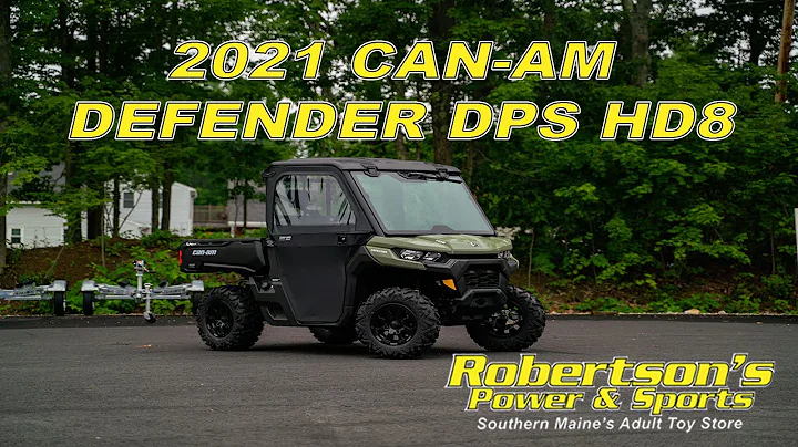 2021 CAN-AM DEFENDER DPS HD8  walk around, features and accessories!