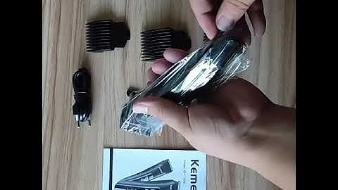 Tông đơ cắt tóc Kemei chuyên nghiệp cho bé người lớn, tăng đơ cắt tóc 1