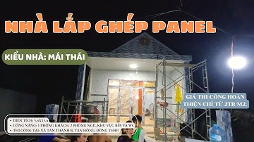 Quá rẻ, quá đẹp nhà PANEL sạch, đẹp, chất lượng thi công hoàn thiện tại Đồng Tháp với giá chỉ 2tr/m2
