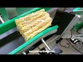 Automatic instant noodle one bundle bag single side vertical labeling machine