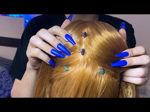 Deep Scalp Bug Removal ASMR🪳🪲, Intense Scratching & Realistic Scalp Check, Gentle Whispers