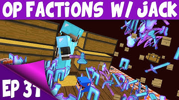 Minecraft OP Factions Server EP31 w/ Jack - RAIDING NETHER SKY VAULT (1.8)