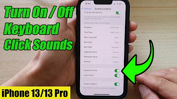 iPhone 13/13 Pro: How to Turn On/Off Keyboard Click Sound
