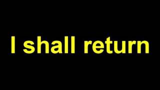 I Shall Return - Gov&#39;t Mule (Subtitled) lyrics