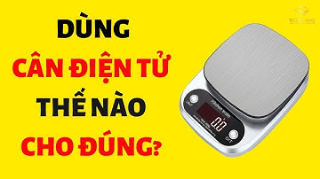 5 phút để không bao giờ bị "quê" vì không biết cách sử dụng cân trong pha chế!