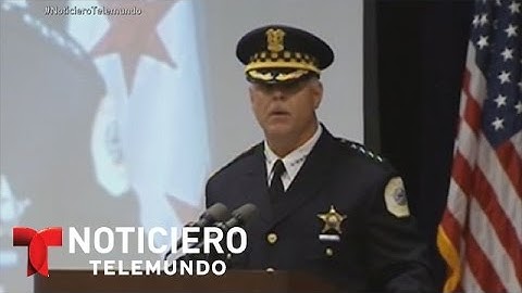 Alcalde de Chicago despide al jefe de la policía | Noticiero | Noticias Telemundo