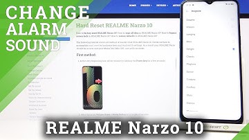 Check All Alarm Sounds - REALME Narzo 10 & Alarm Options