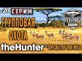 theHunter Call of the Wild #20 СТРИМ 🔫 - Групповая Охота в Африке - Винтовка, Револьвер