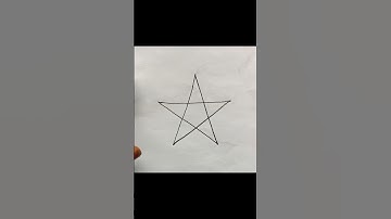 How to Draw a Perfect Star in Seconds! ⭐ #art #drawing #shorts #shortvideo #short
