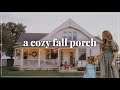 Simple Autumn Porch Refresh | Decorating Our Old Home with Pumpkins, Mums & Little Helpers