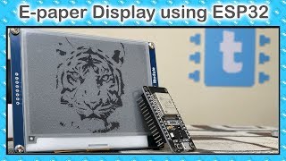 E-paper display with ESP32 using Arduino IDE | 4.2'' E-ink Display from waveshare | LCSC