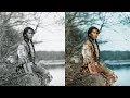 Colorized Historical Photos of American Indians in the Early 1900's