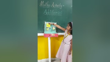 Mathematics activity based on *Learning of addition* by class II students.