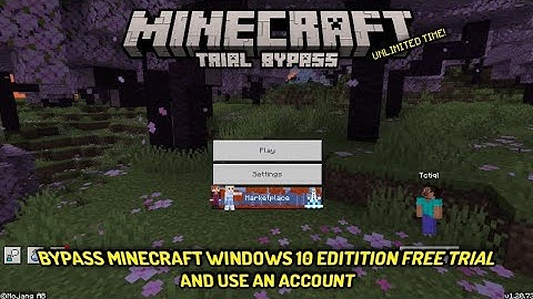 How to bypass Minecraft Windows 10 Edition | Works in every version! | v1.0 to v1.21
