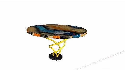 How To Make Spiral Coffee Table in sketchup || SHETCHUP TUTORIAL