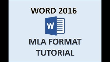 Word 2016 - MLA Format - How To Set Up A Research Paper in MS Microsoft 365 - Do and Use MLA Format