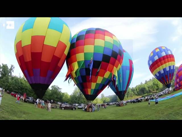 De un pueblo de Atlanta al Atlántico, la colorida carrera de los globos  aerostáticos de Helen - YouTube