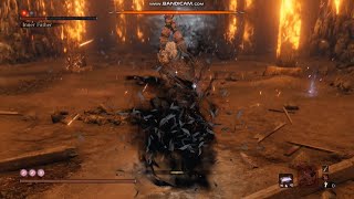 Sekiro Inner Owl (No Damage) Super Fun Fight!!! Mist Raven Battle in the 2nd Phase