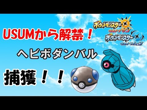 超難易度 ヘビーボールでダンバルを捕まえる ポケモンウルトラサンムーン Youtube