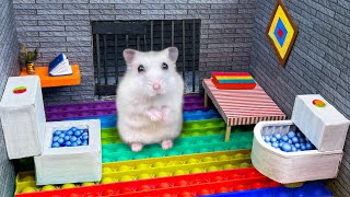 🌈🐹 Hamster Escape Maze Prison Pop It with Colorful Traps - Cute Hamster pets Maze 😱