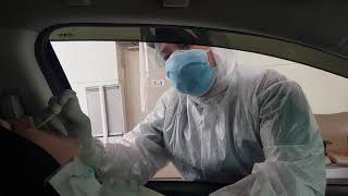 Drive thru antigen swab test quickly and easily at Jakarta Swab Centre