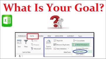 How to Use Goal Seek Function In Excel   Hindi