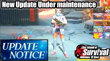 New Update Server Under maintenance || Last Island Of Rules Survival || Hindi Gameplay