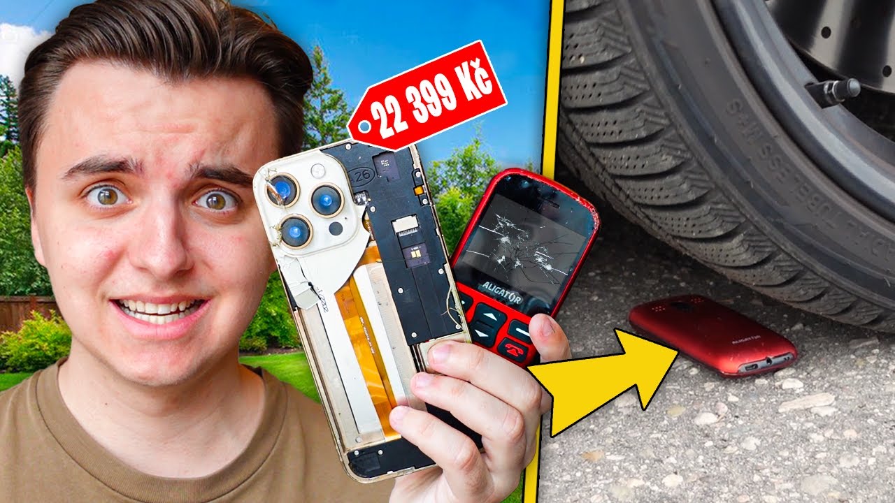 Ultimátní CRASH TEST Falešného iPhone 14 Pro Max vs. Nejlevnější Telefon!