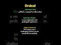 15. Ordeal