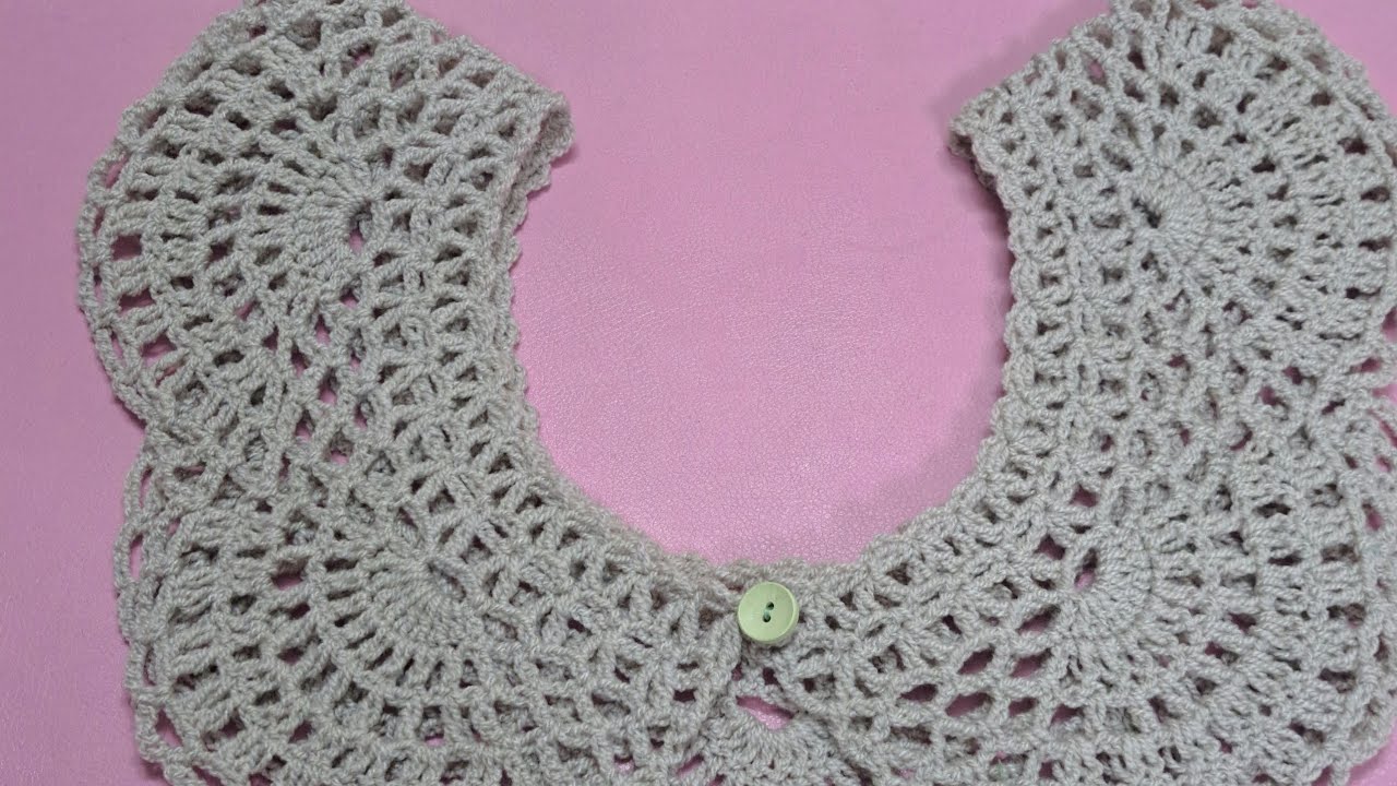 Crochet collar 6                   یقه قلاببافی ۶