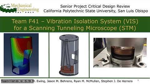 Vibration Isolation Senior Project Video